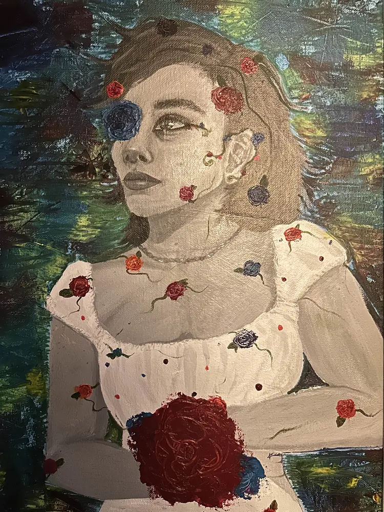 Untitled (Roses) — artwork by Violet Lobo